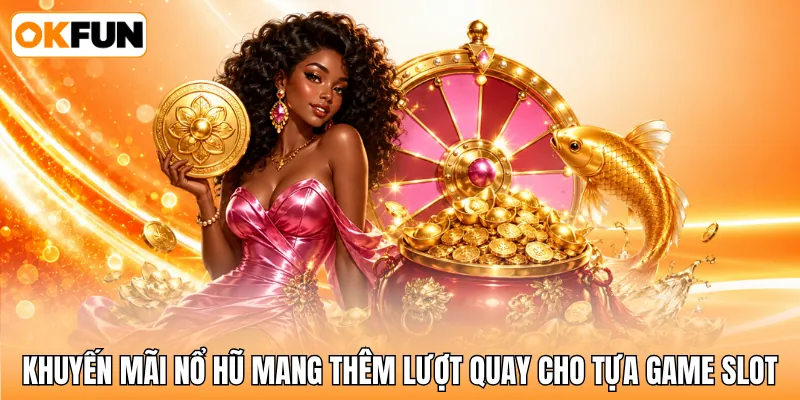 Khuyến mãi nổ hũ mang thêm lượt quay cho tựa game slot