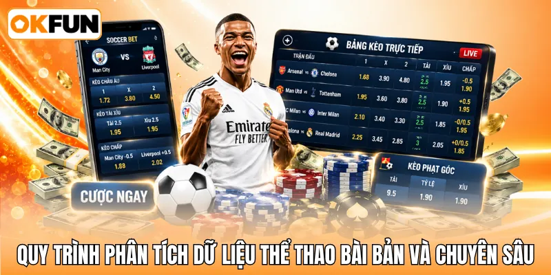 Quy trình phân tích dữ liệu thể thao bài bản và chuyên sâu